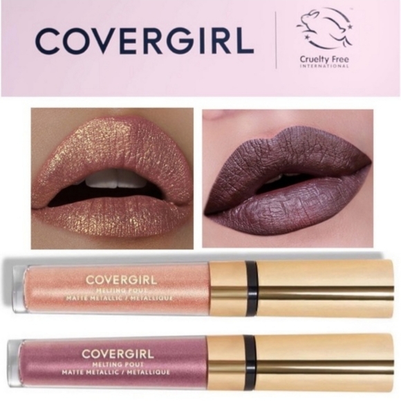 NWT COVERGIRL Melting Pout Matte Metallic Lip GILDED GODDESS N°100! 2/$10! - Picture 2 of 5